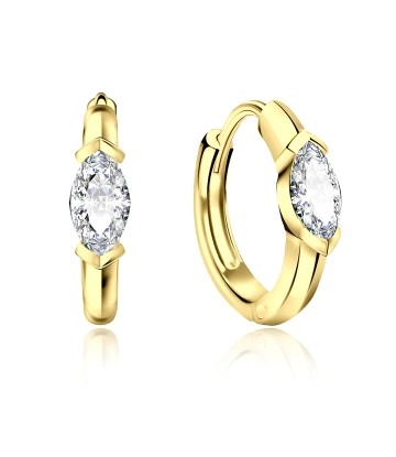 Silver Huggies Earring HO-1606-GP